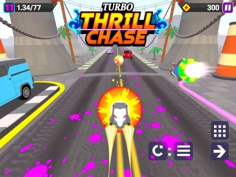 Turbo Thrill Chase Gameplay Screenshot